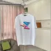 Stylish Prada T Shirt With Colorful Triangle Logo Prints For Fashion Enthusiasts Black/White/Pink/Blue #B54300