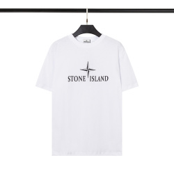 Stone Island T-Shirts for Men White/Black #999936161