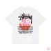 Stussy Crystal Diamond Reflective print short-sleeved T-shirt for men and women #9999933109