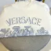 Versace T-Shirts Blue Milan Inspired Graphic Luxury Cotton Black/White #B54161