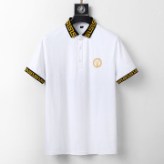 Versace Polo Shirts Men White/Black #99904400