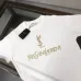 YSL T-Shirts for MEN Black/White #B53071