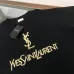 YSL T-Shirts for MEN Black/White #B53071