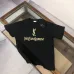 YSL T-Shirts for MEN Black/White #B53071