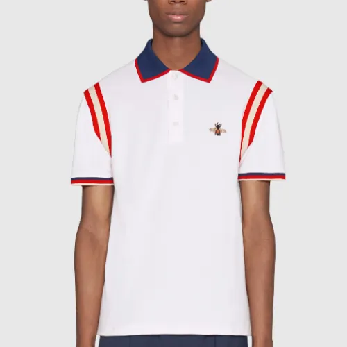 Gucci Polo T-shirts Short Lapel Tee for men #9100576