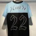 Amiri Red and Black Number 22 Mesh Jersey and Shorts Two Piece Set for Men #B54194