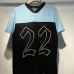 Amiri Red and Black Number 22 Mesh Jersey and Shorts Two Piece Set for Men #B54194