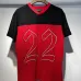 Amiri Red and Black Number 22 Mesh Jersey and Shorts Two Piece Set for Men #B54194