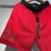 Amiri Red and Black Number 22 Mesh Jersey and Shorts Two Piece Set for Men #B54194