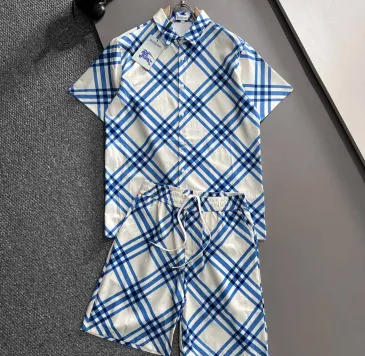 Burberry Tracksuits for Burberry Short Tracksuits for men #B67065