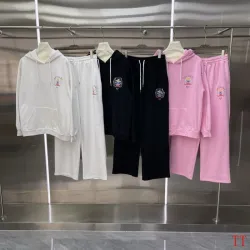 Casablanca Tracksuits Black/White/Pink #B54642