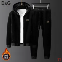 D&G Tracksuits for Men Fleece-lined and thickened #B57993