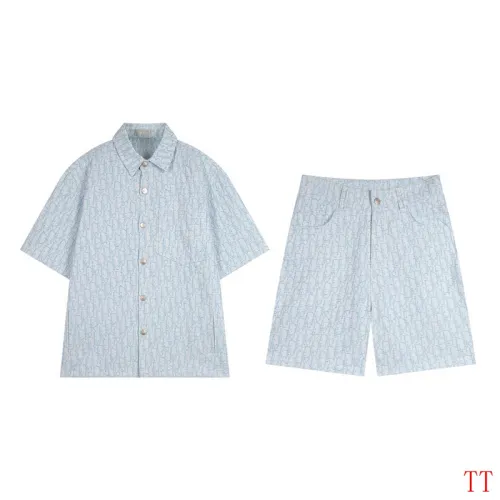 Dior tracksuits for Dior Short Tracksuits for men Denim suit #B52925