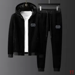 Dior tracksuits for Dior Short Tracksuits for men Fleece-lined and thickened #B57989