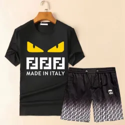 Fendi Tracksuits for Fendi Short Tracksuits for men #B53025