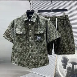 Fendi Tracksuits for Fendi Short Tracksuits for men #B59849