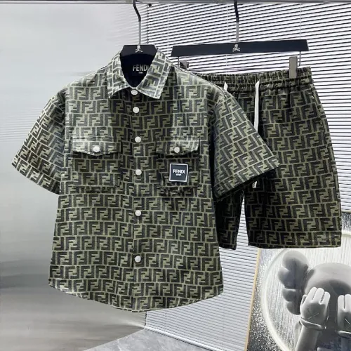 Fendi Tracksuits for Fendi Short Tracksuits for men #B59849