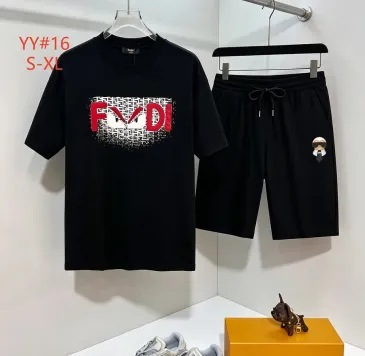 Fendi Tracksuits for Fendi Short Tracksuits for men #B65734 Fendi Tracksuits for Fendi Short Tracksuits for men #B65734