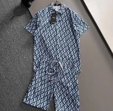 Fendi Tracksuits for Fendi Short Tracksuits for men #B67062