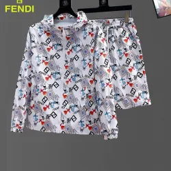 Fendi Tracksuits for Fendi Short Tracksuits for men Sun protection #B63329