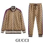 Gucci Tracksuits for Men's long tracksuits beige #9125896