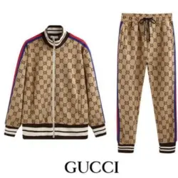 Gucci Tracksuits for Men's long tracksuits beige #9125896