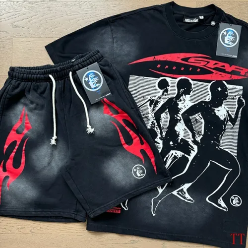 Hellstar I See Humans But No Humanity Shirt And Shorts #B53760