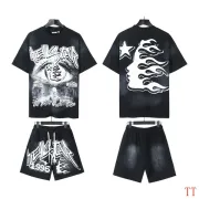 Hellstar Tracksuits star Eye of Wisdom Logo tee cotton short #B53757
