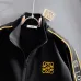 Loewe Inspired Black Tracksuit Set with Gold Accents #B54339