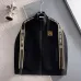 Loewe Inspired Black Tracksuit Set with Gold Accents #B54339