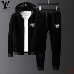 Louis Vuitton tracksuits for Men long tracksuits Fleece-lined and thickened #B57990