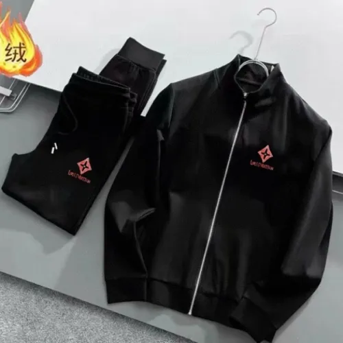 Louis Vuitton tracksuits for Men long tracksuits Fleece-lined and thickened #B58008
