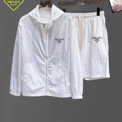 Prada Tracksuits for Prada Short Tracksuits for men Sun protection #B63330