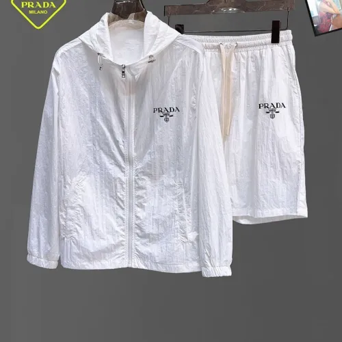 Prada Tracksuits for Prada Short Tracksuits for men Sun protection #B63330
