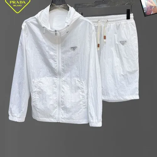 Prada Tracksuits for Prada Short Tracksuits for men Sun protection #B63331