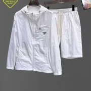 Prada Tracksuits for Prada Short Tracksuits for men Sun protection #B63332
