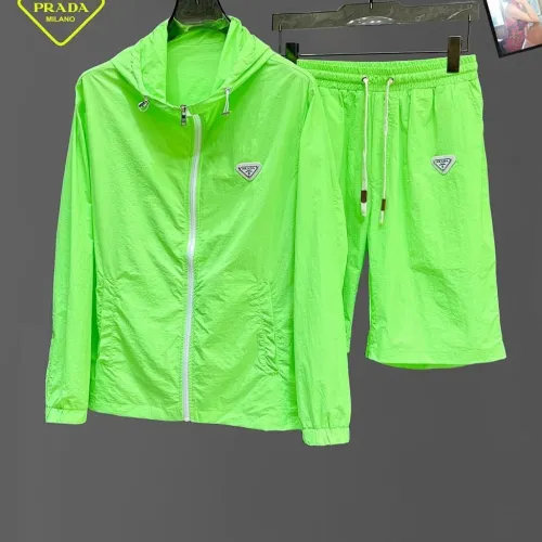 Prada Tracksuits for Prada Short Tracksuits for men Sun protection #B63334