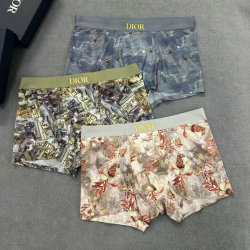 Dior Underwears for Men Soft skin-friendly light and breathable (3PCS) #999935737