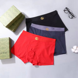  Underwears for Men Soft skin-friendly light and breathable (3PCS) #B37391