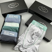 PRADA Underwears for Men Soft skin-friendly light and breathable (3PCS) #B37369