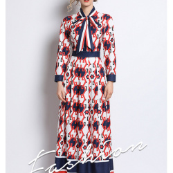 Famous Brand printed dress #9119998