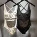 Gucci black cat one-piece swimming suit diamante #9120026