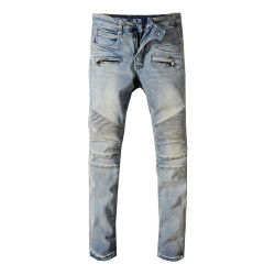 New Fashion Men's brand B Lightweight Jeans Fashion Casual Solid Classic Straight Denim Designer Jeans #9109376