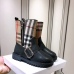 Burberry double zipper children's leather boots #9999928843