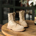 Military boots suede cowboy boots cowhide outdoor boots England Martin boots rhubarb shoes men's tooling #99907999