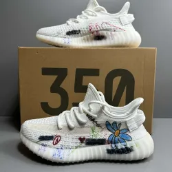 Adidas shoes for Adidas Yeezy 350 Boost by Kanye West Graffiti Low Sneakers  #B39972