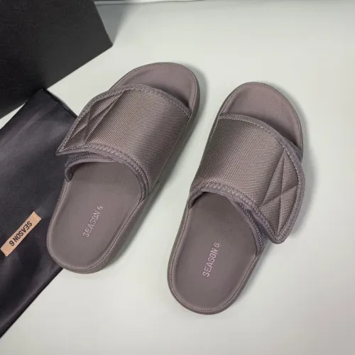 Kanye Yeezy Season 7 Velcro slippers for Men Women #99917816