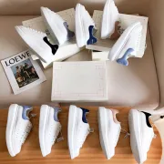 Alexander McQueen Shoes for Unisex McQueen Sneakers Small white shoes women's 2022 new couple all-match thick-bottomed sponge cake to increase sports and leisure leather board shoes #99921465