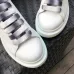 McQueen white shoes heavy soled casual couple shoes leather Unisex sneakers #9130744