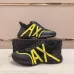 Good Quality Black/Yellow Armani Designer Sneakers #B48499